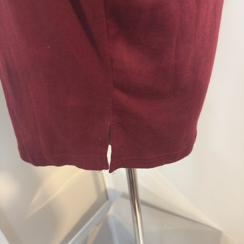 3/$30 Womens long sleeve tops casual (wine/grey) 2 colors - Picture 6 of 16